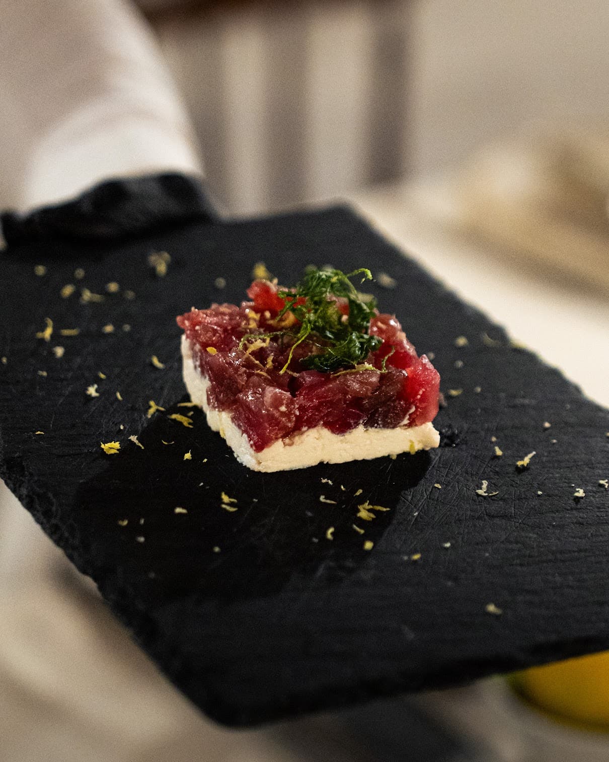 Piatto della cucina sarda di Monte Linas